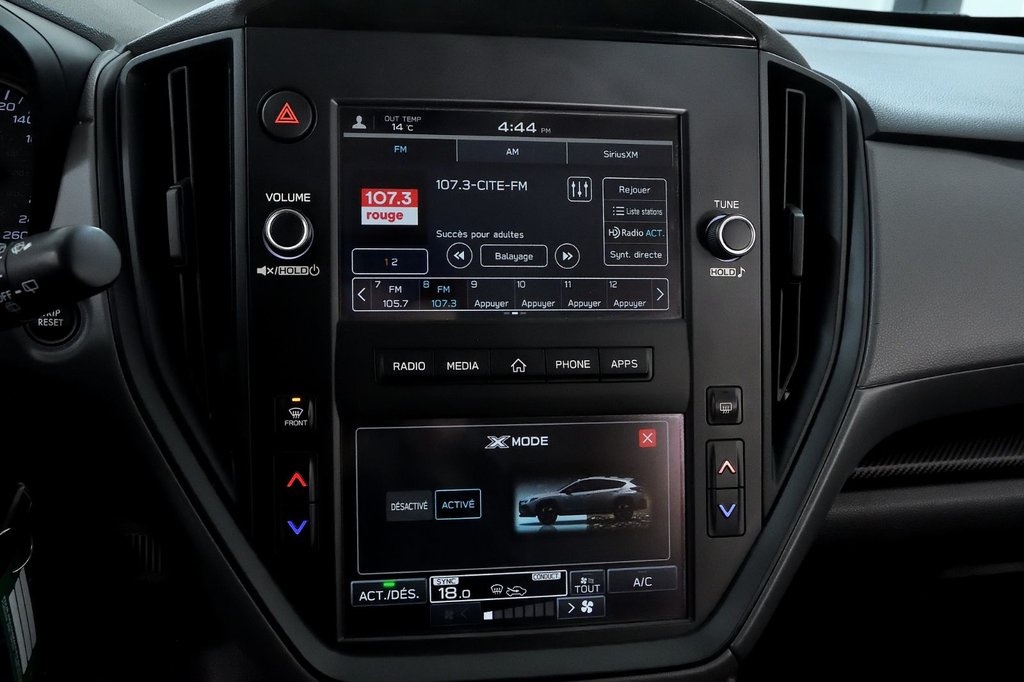 Subaru Crosstrek CONVENIENCE, CAMÉRA RECUL, BANCS CHAUFF, CARPLAY 2024 à Brossard, Québec - 22 - w1024h768px