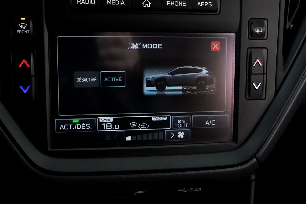 Subaru Crosstrek CONVENIENCE, CAMÉRA RECUL, BANCS CHAUFF, CARPLAY 2024 à Brossard, Québec - 17 - w1024h768px