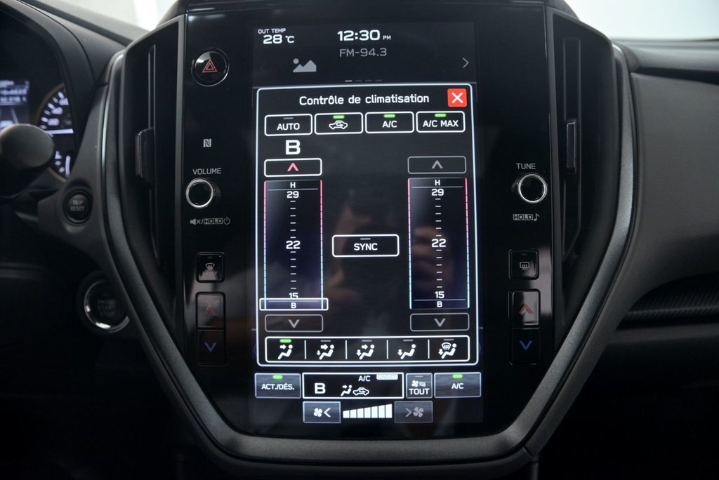 2024 Subaru Crosstrek WILDERNESS // 2.5L, SIEGES CHAUFF., CARPLAY, TOIT in Brossard, Quebec - 19 - w1024h768px