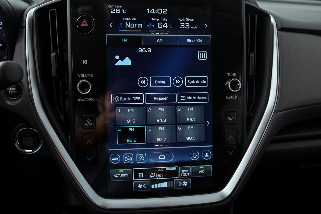 2024 Subaru Crosstrek Touring // EYESIGHT, CAMÉRA DE RECUL,BANC CHAUFFAN in Brossard, Quebec - 17 - w1024h768px