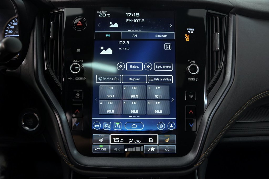 2023 Subaru Outback Wilderness // 2.4T, SIEGES CHAUFF., CARPLAY, TOIT in Brossard, Quebec - 18 - w1024h768px