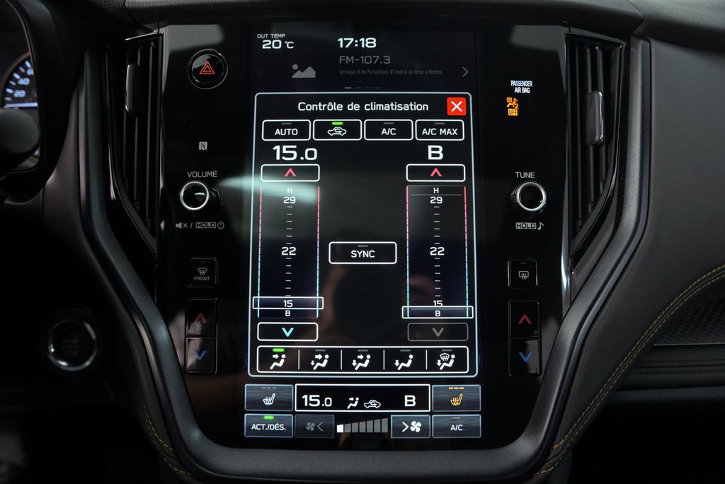 2023 Subaru Outback Wilderness // 2.4T, SIEGES CHAUFF., CARPLAY, TOIT in Brossard, Quebec - 19 - w1024h768px