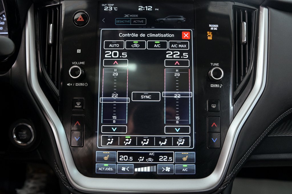 Subaru Outback Touring // TOIT, ECRAN 11.6, EYESIGHT, BANCS CHAUF 2023 à Brossard, Québec - 19 - w1024h768px