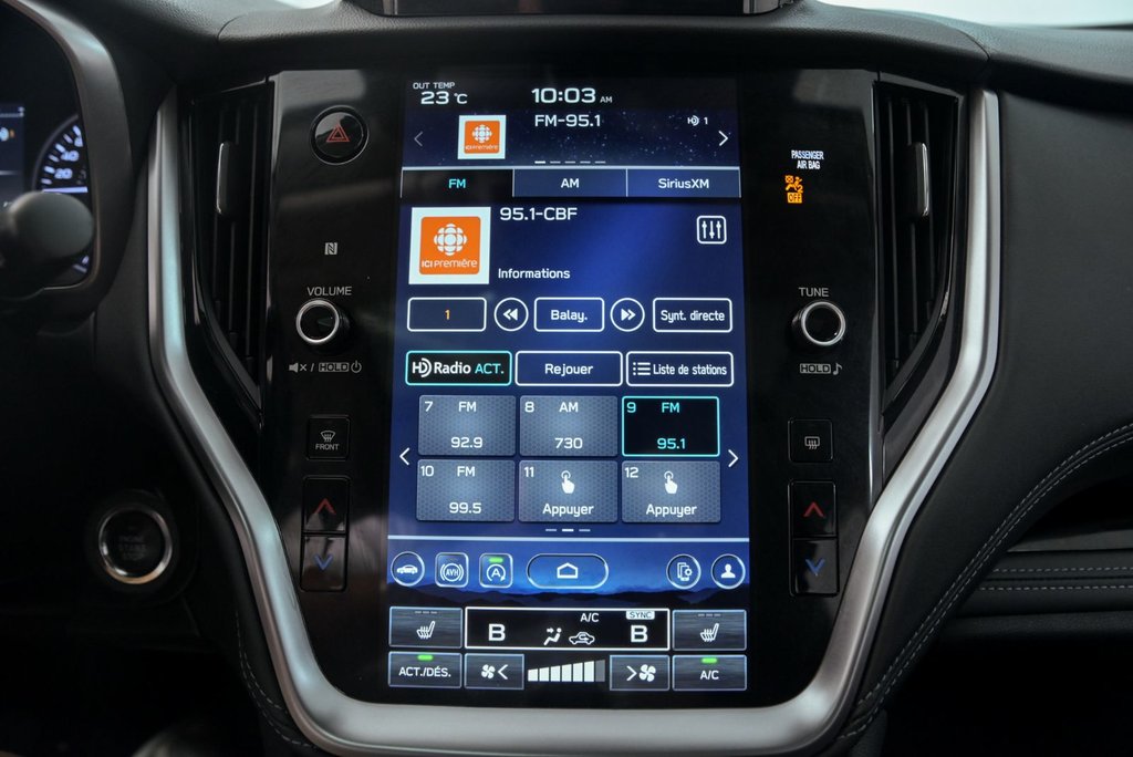 2024 Subaru Outback Limited XT // 2.4T, SIEGES CHAUFF., CARPLAY, TOIT in Brossard, Quebec - 19 - w1024h768px