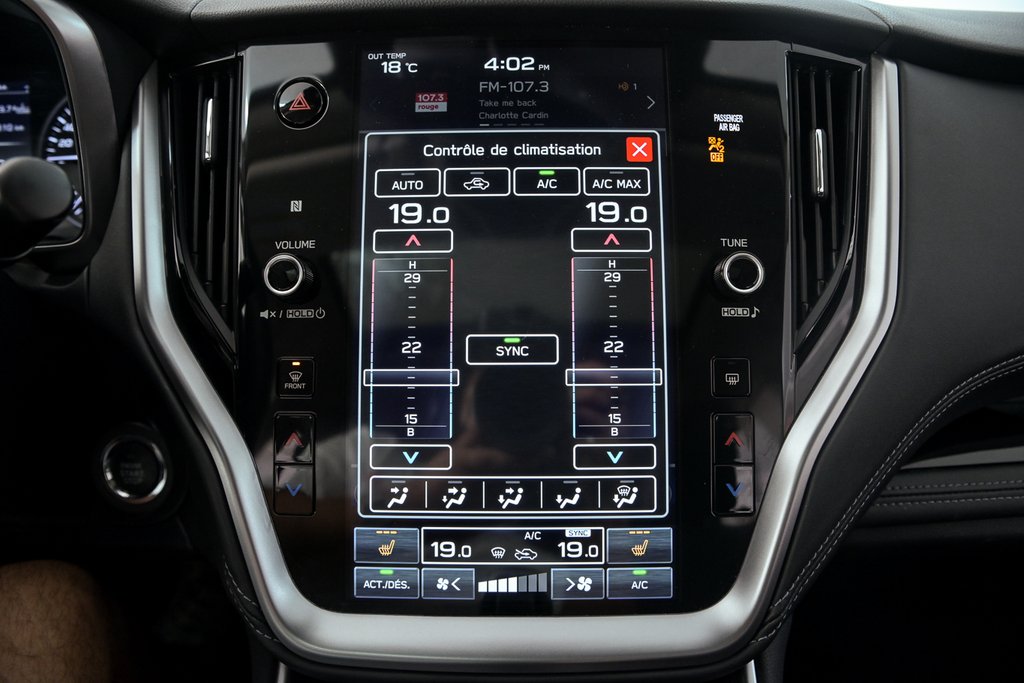 2024 Subaru Outback Limited XT // 2.4T, SIEGES CHAUFF., CARPLAY, TOIT in Brossard, Quebec - 19 - w1024h768px
