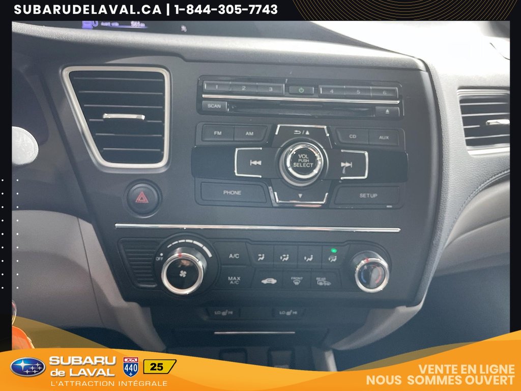 2015 Honda Civic Sedan LX in Laval, Quebec - 13 - w1024h768px