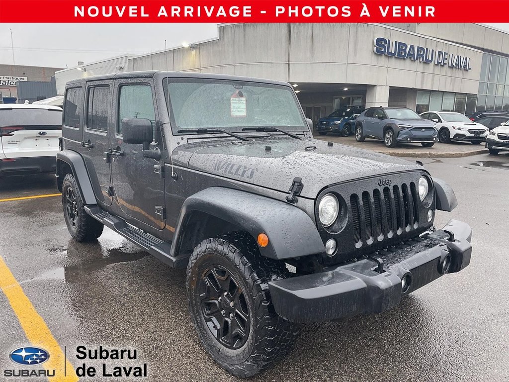 Jeep Wrangler Unlimited Willys Wheeler 2017 à Terrebonne, Québec - 1 - w1024h768px