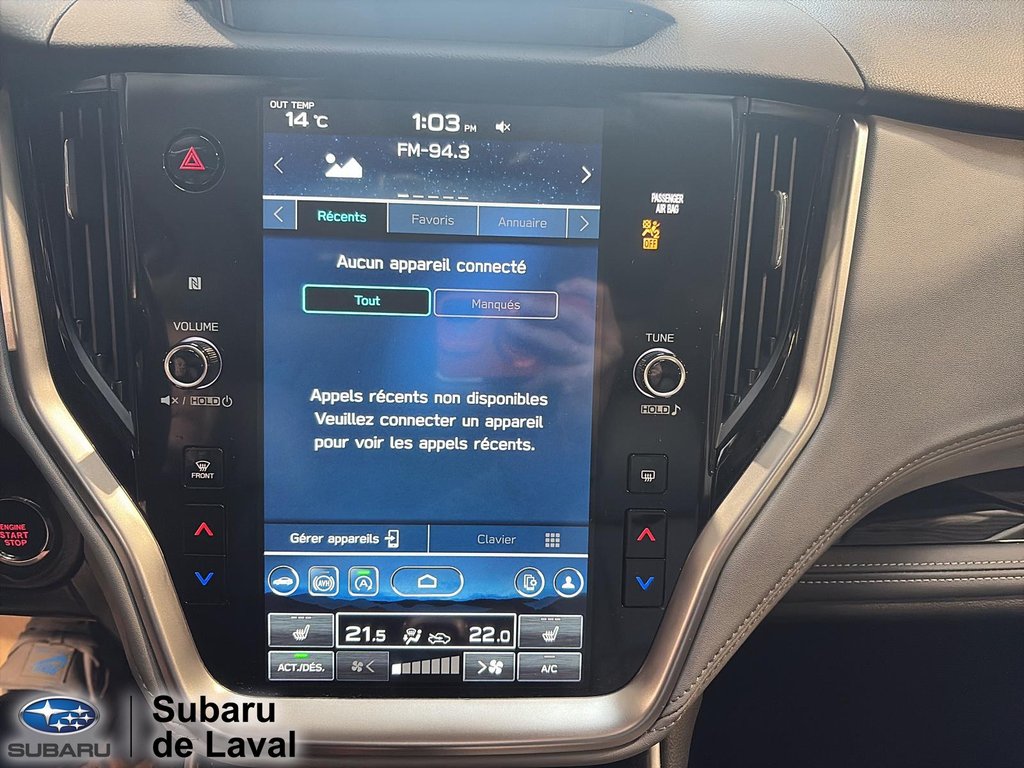 2024 Subaru Outback Limited XT in Laval, Quebec - 12 - w1024h768px