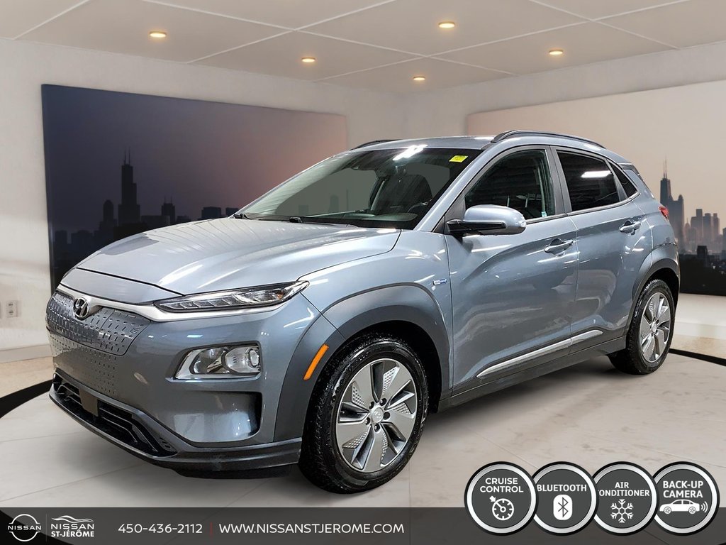 Hyundai Kona Electric PREFERRED EV FWD MAGS CRUISE SIÈGES CHAUFFANTS CAM 2020 à Saint-Jérôme, Québec - 1 - w1024h768px