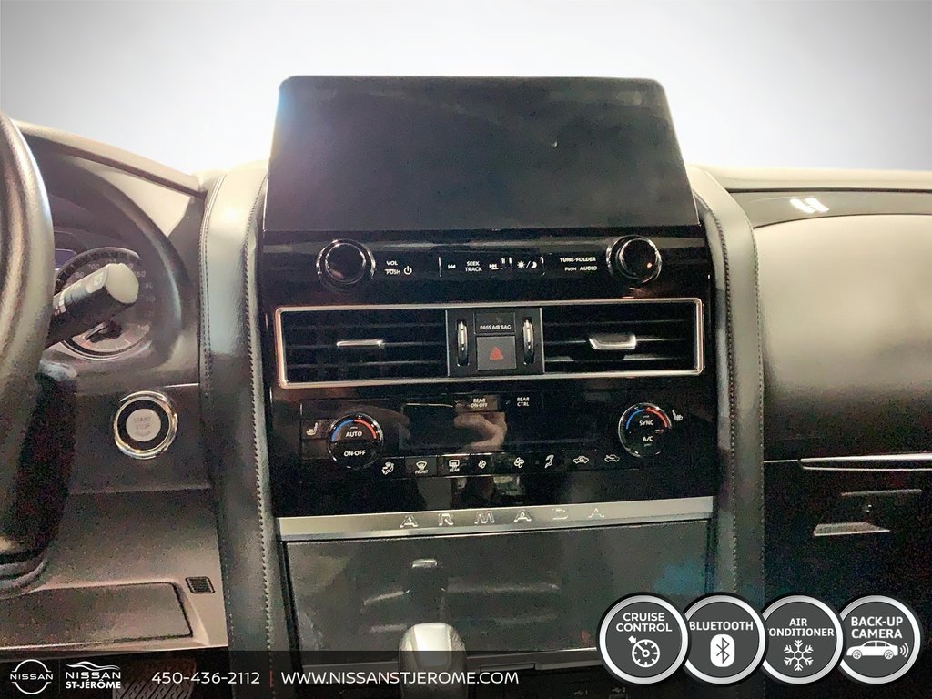 2022 Nissan Armada SL V8 MAGS TOIT OUVRANT NAVIGATION CUIR BOSE CAM in Charlemagne, Quebec - 15 - w1024h768px