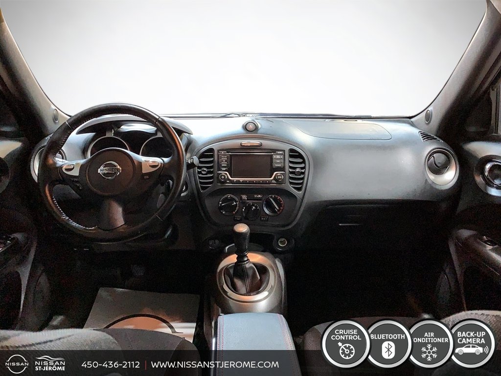 Nissan JUKE SV A/C BLUETOOTH MAGS 6 VITESSES CAMÉRA RECUL 2015 à Charlemagne, Québec - 11 - w1024h768px