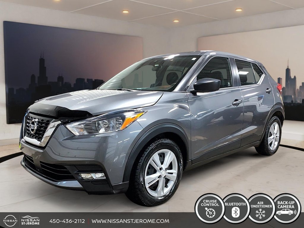 2020 Nissan Kicks S AUTOMATIQUE A/C BLUETOOTH CAMÉRA RECUL in Saint-Jérôme, Quebec - 1 - w1024h768px