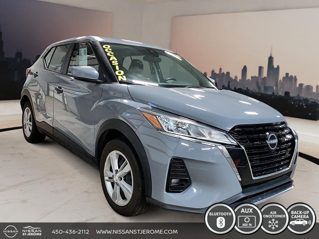 Nissan Kicks S AUTOMATIQUE A/C BLUETOOTH MAGS CAMÉRA RECUL 2022 à Saint-Jérôme, Québec - 3 - w1024h768px