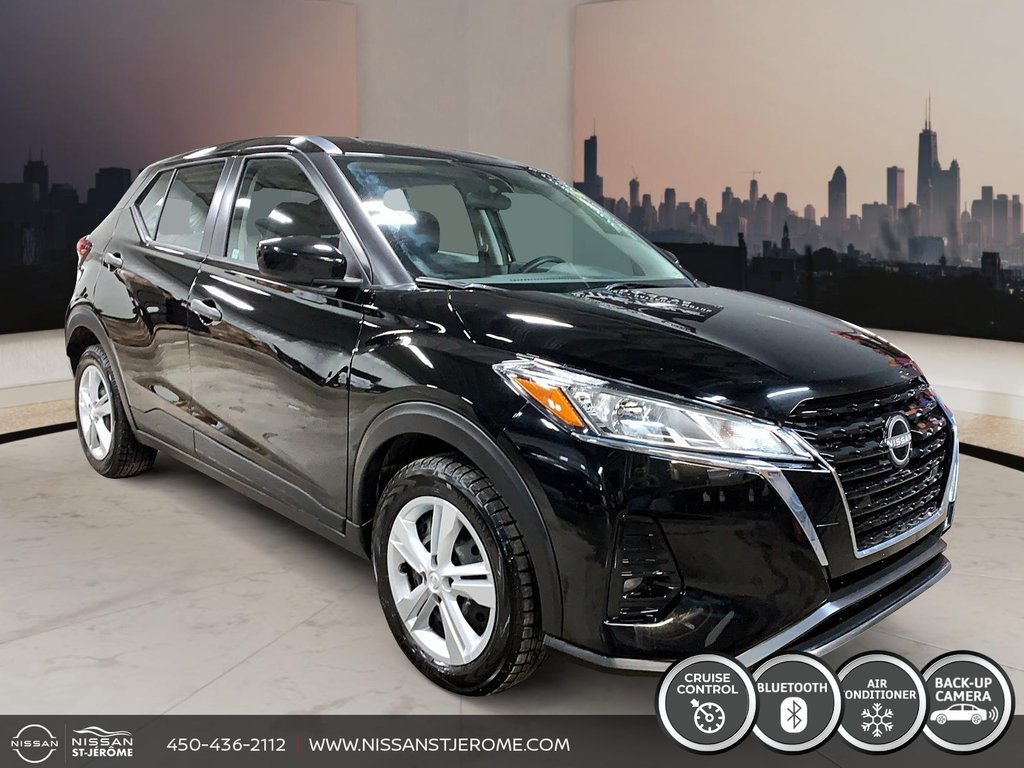 Nissan Kicks S AUTOMATIQUE A/C BLUETOOTH CAMÉRA RECUL 2024 à Saint-Jérôme, Québec - 3 - w1024h768px