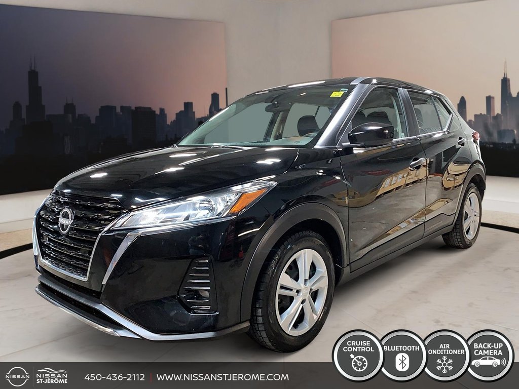 Nissan Kicks S AUTOMATIQUE A/C BLUETOOTH CAMÉRA RECUL 2024 à Saint-Jérôme, Québec - 1 - w1024h768px