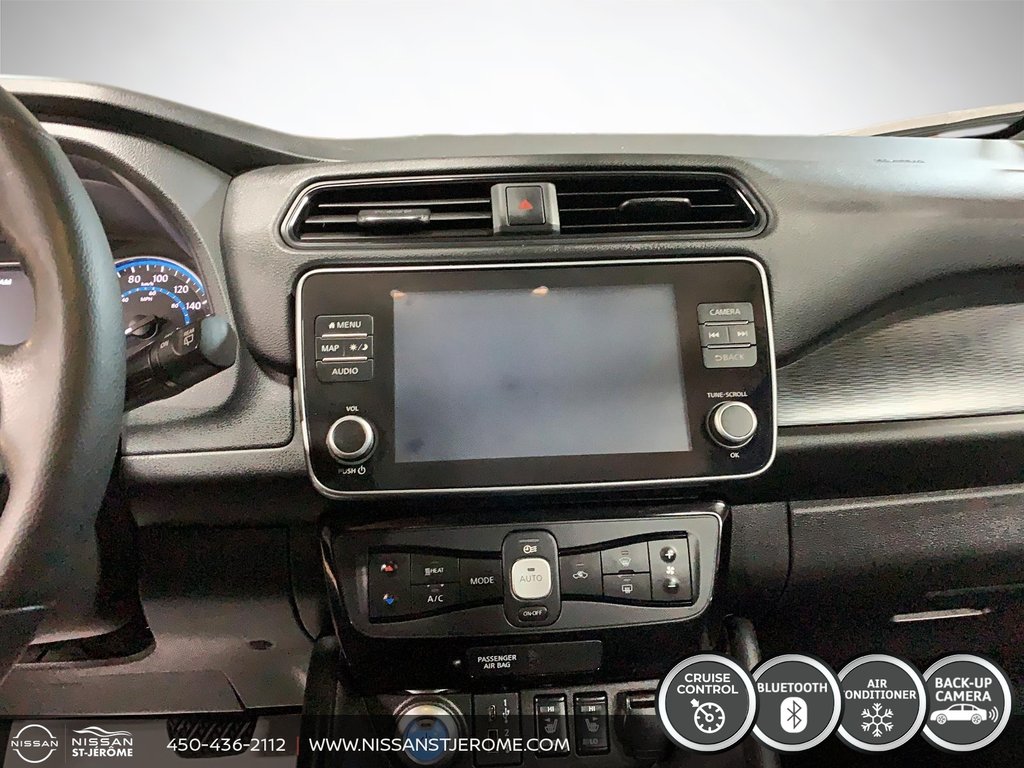 Nissan LEAF SV 240 KM AUTONOMIE A/C NAVIGATION CAMÉRA RECUL 2020 à Saint-Jérôme, Québec - 16 - w1024h768px