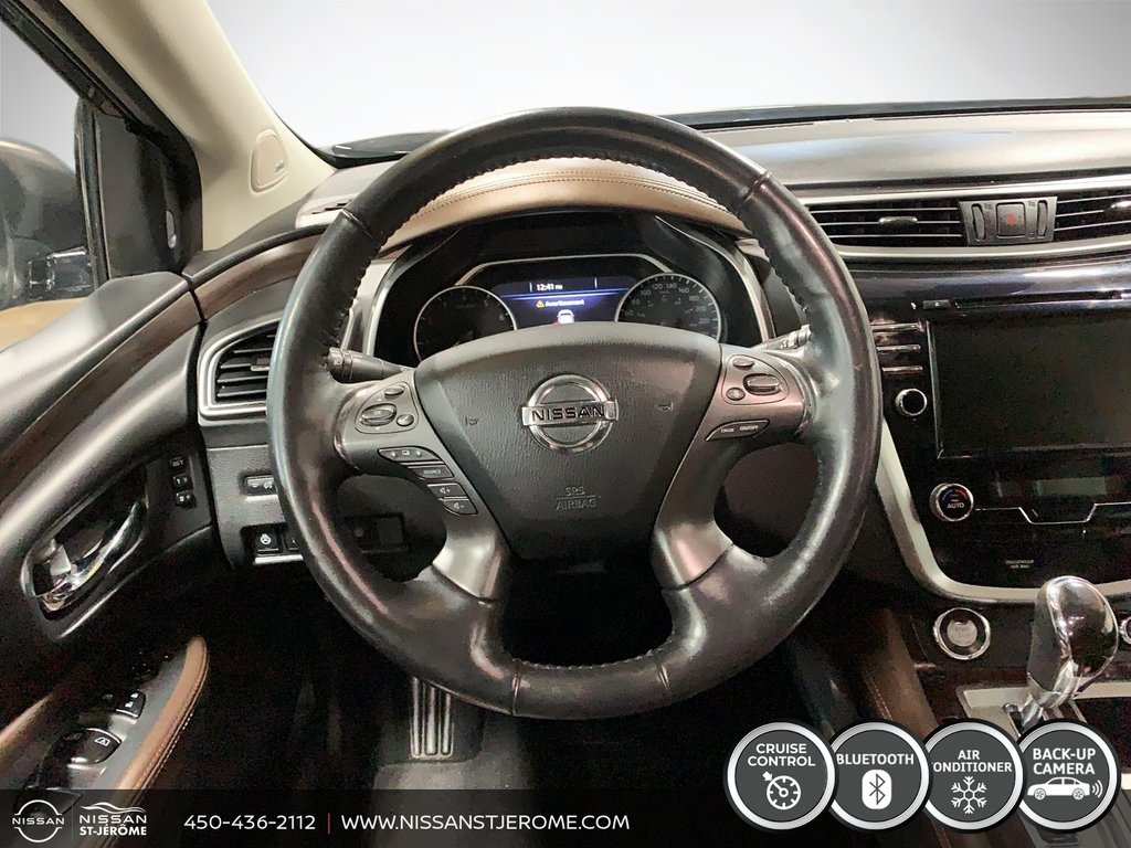 Nissan Murano SL PLATINUM A/C CUIR NOIR/BRUN MAGS NAV CUIR CAM 2021 à Saint-Jérôme, Québec - 12 - w1024h768px