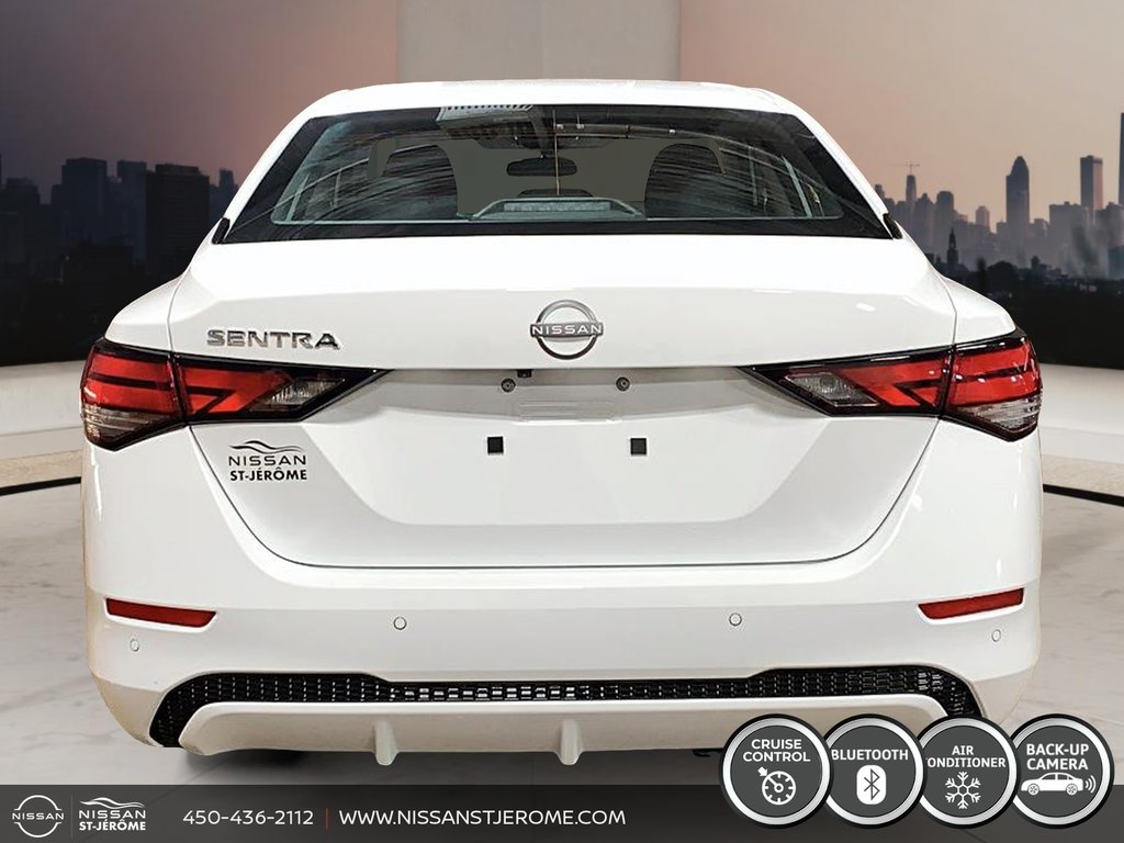 2025 Nissan Sentra S AUTOMATIQUE A/C BLUETOOTH CAMÉRA RECUL in Charlemagne, Quebec - 4 - w1024h768px