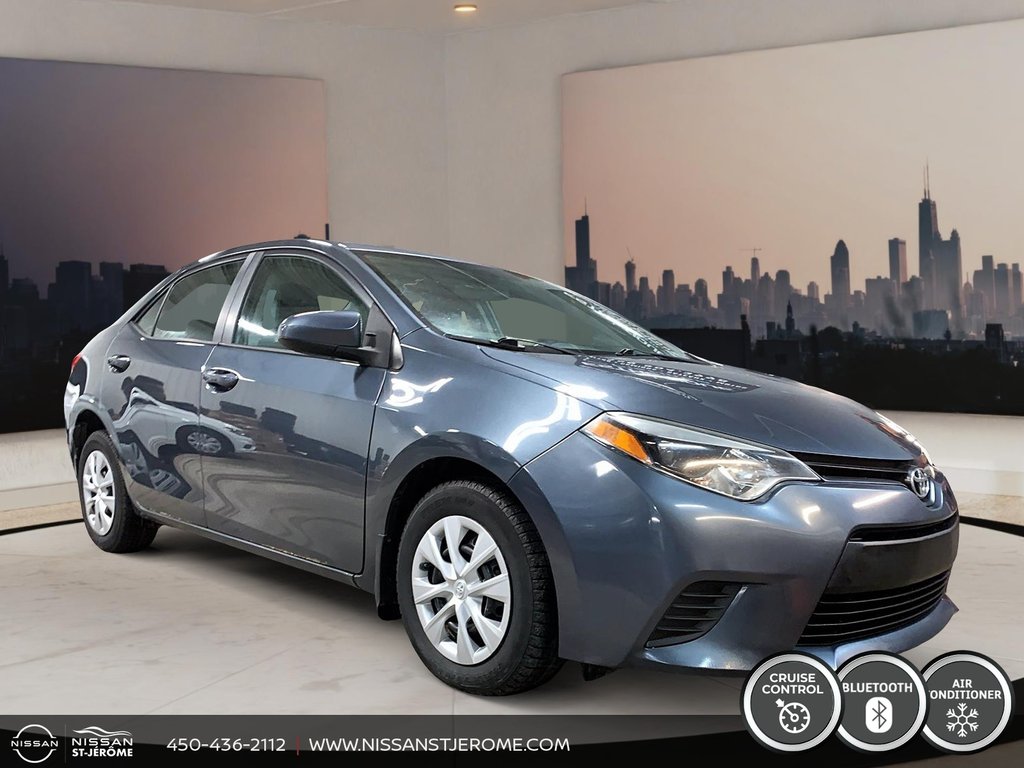 2016 Toyota Corolla L PNEUS HIVER ET ÉTÉ GROUPE ÉLECTRIQUE A/C in Charlemagne, Quebec - 3 - w1024h768px