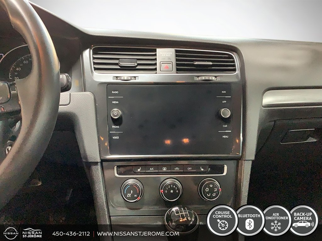 2021 Volkswagen Golf COMFORTLINE MANUELLE 6 VITESSES MAGS CAMERA USB in Charlemagne, Quebec - 15 - w1024h768px