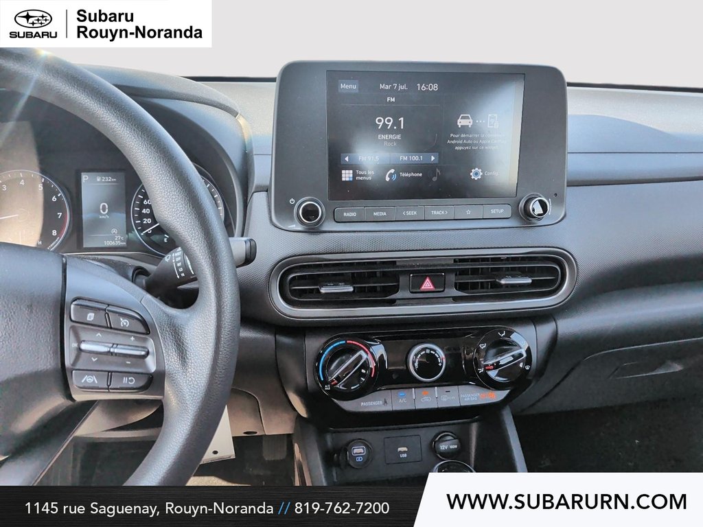 2022 Hyundai Kona Essential in Rouyn-Noranda, Quebec - 10 - w1024h768px