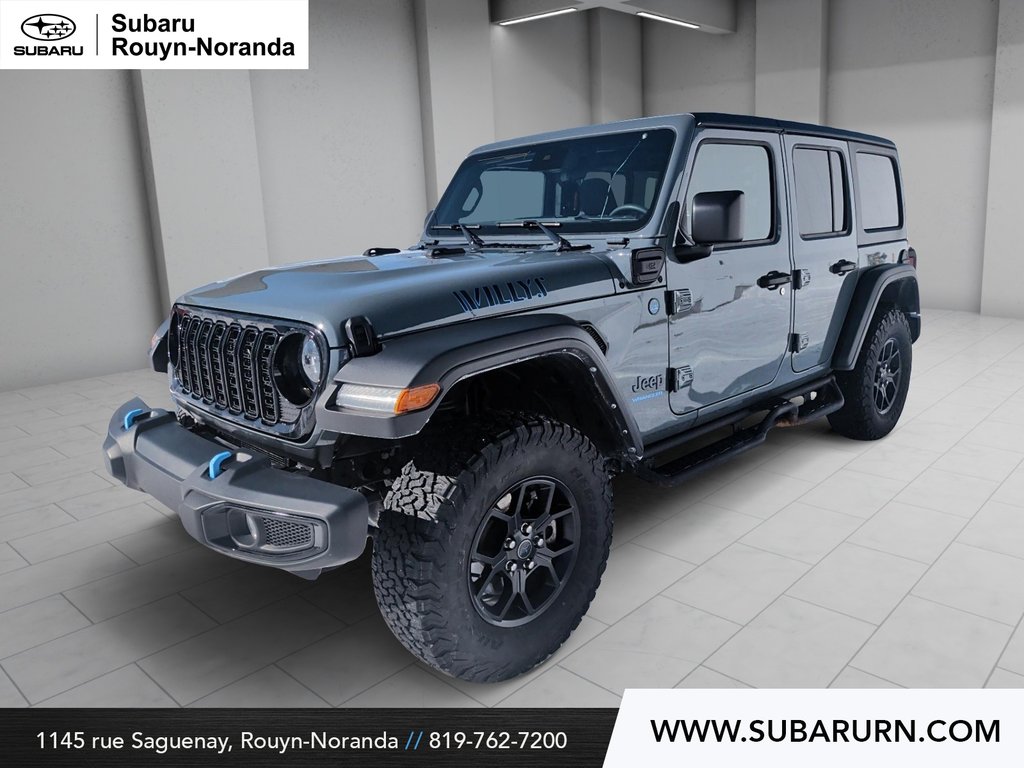 2024 Jeep Utility Vehicles Wrangler 4xe Willys in Rouyn-Noranda, Quebec - 1 - w1024h768px