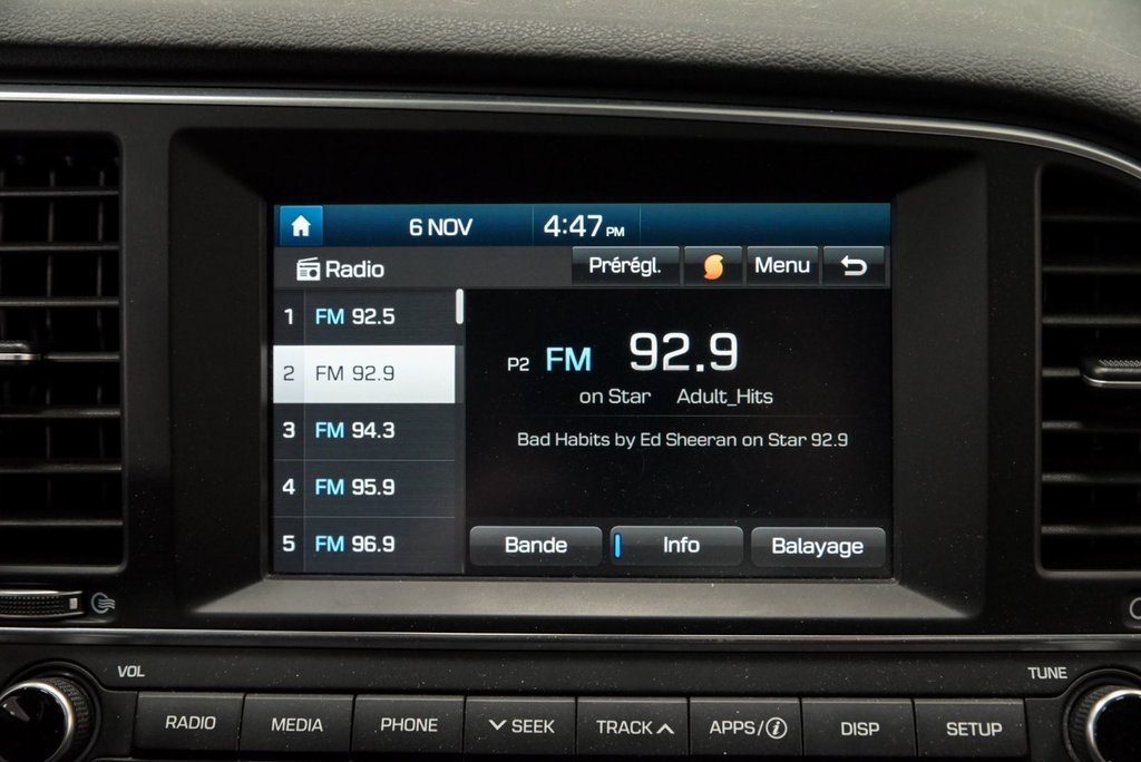 Hyundai Elantra GL, Volant Chauffant, Sièges Chauffants 2018 à Sainte-Julie, Québec - 14 - w1024h768px