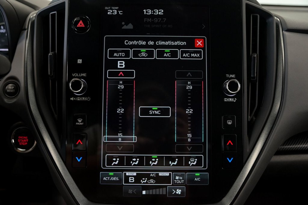 Subaru Crosstrek Onyx 2.5L Toit ouvrant Carplay Volant chauffant 2024 à Sainte-Julie, Québec - 19 - w1024h768px