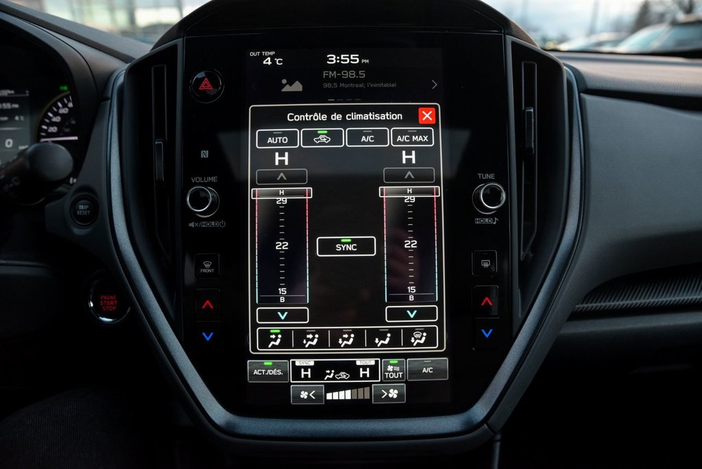 Subaru Crosstrek Onyx 2.5L, Volant chauffant, Carplay, Toit ouvrant 2024 à Sainte-Julie, Québec - 18 - w1024h768px
