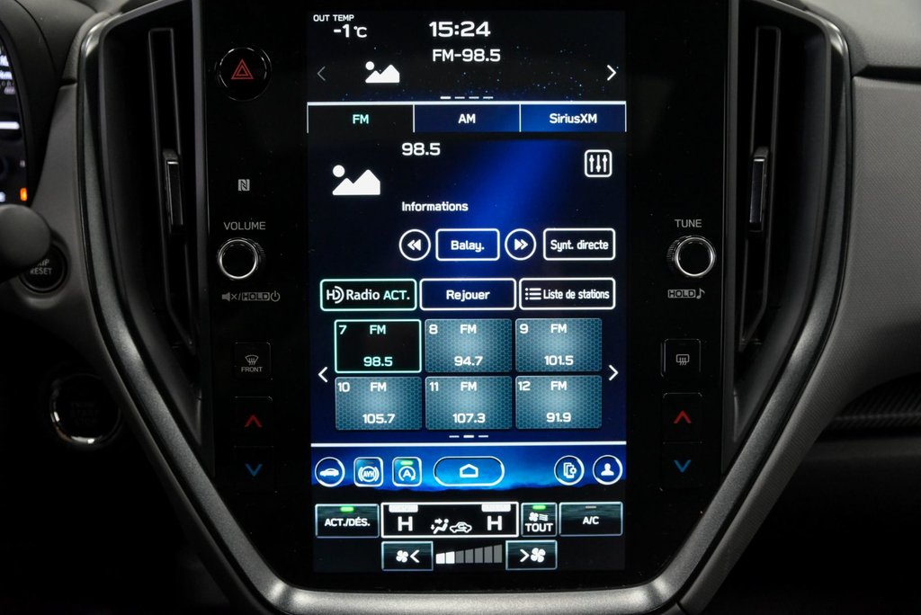 2024 Subaru Crosstrek Onyx, sièges chauffants, volant chauffant in Sainte-Julie, Quebec - 17 - w1024h768px
