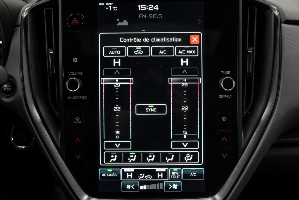 2024 Subaru Crosstrek Onyx, sièges chauffants, volant chauffant in Sainte-Julie, Quebec - 18 - w1024h768px