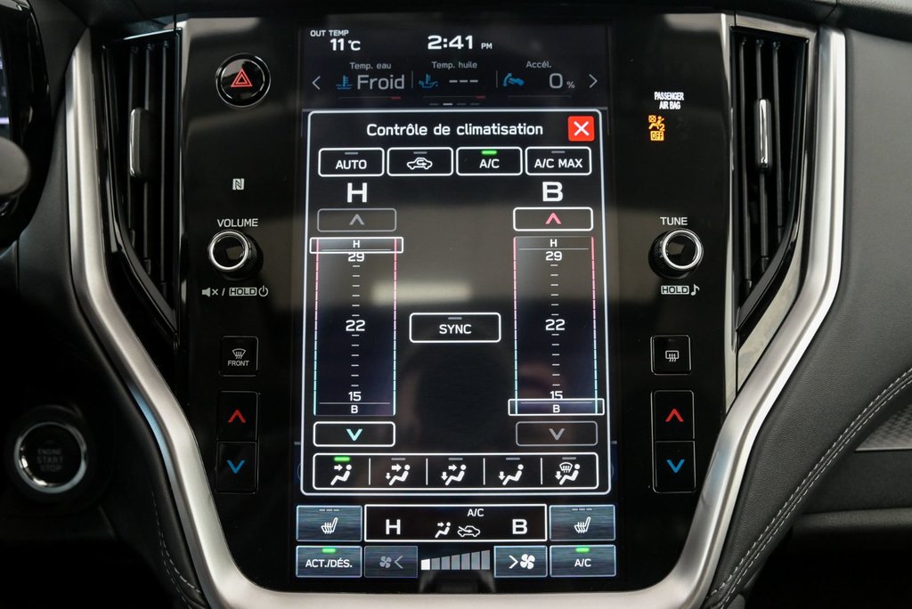 Outback Tourisme Carplay Toit Volant chauffant CERTIFIÉ 2023 à Sainte-Julie, Québec - 18 - w1024h768px