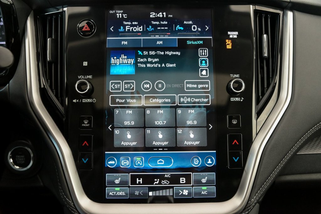 Outback Tourisme Carplay Toit Volant chauffant CERTIFIÉ 2023 à Sainte-Julie, Québec - 17 - w1024h768px