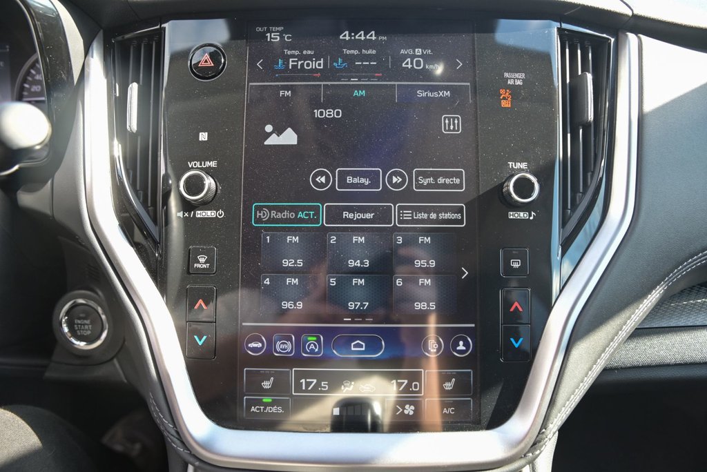 2024 Subaru Outback Touring, Carplay, Bancs chauffants in Sainte-Julie, Quebec - 17 - w1024h768px