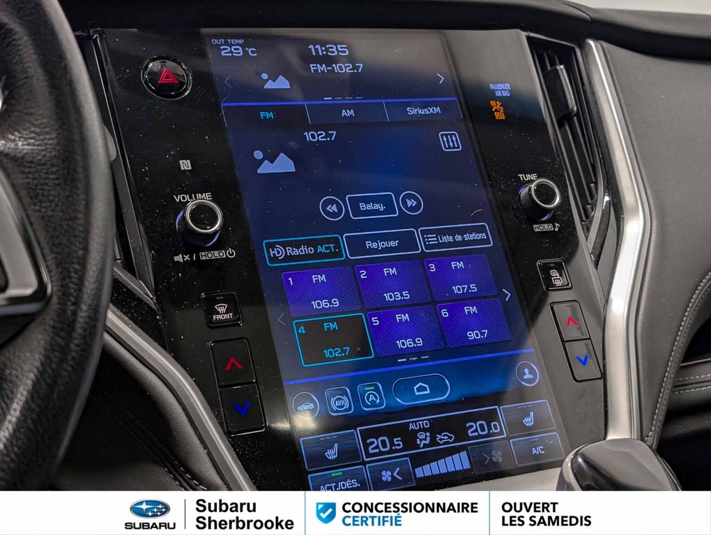 Subaru Outback Outdoor XT 2020 à Sherbrooke, Québec - 11 - w1024h768px