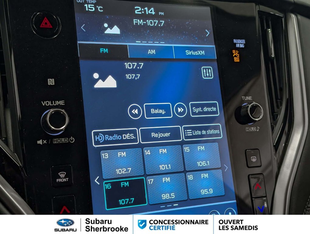 Subaru Outback Limited XT 2024 à Sherbrooke, Québec - 11 - w1024h768px