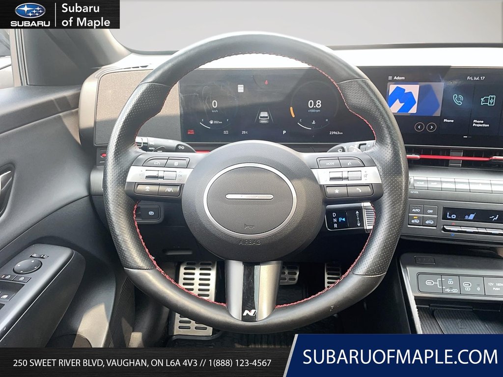 2024 Hyundai Kona 1.6T N Line AWD w/Two-Tone Roof in Vaughan, Ontario - 13 - w1024h768px