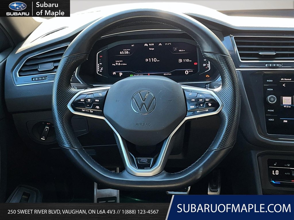 2022 Volkswagen Tiguan Comfortline R-Line Black 2.0T 8sp at w/Tip 4M in Vaughan, Ontario - 14 - w1024h768px