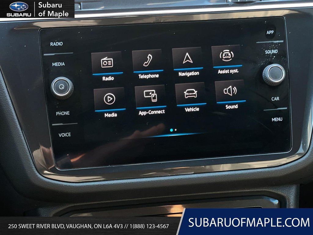 2022 Volkswagen Tiguan Comfortline R-Line Black 2.0T 8sp at w/Tip 4M in Vaughan, Ontario - 20 - w1024h768px