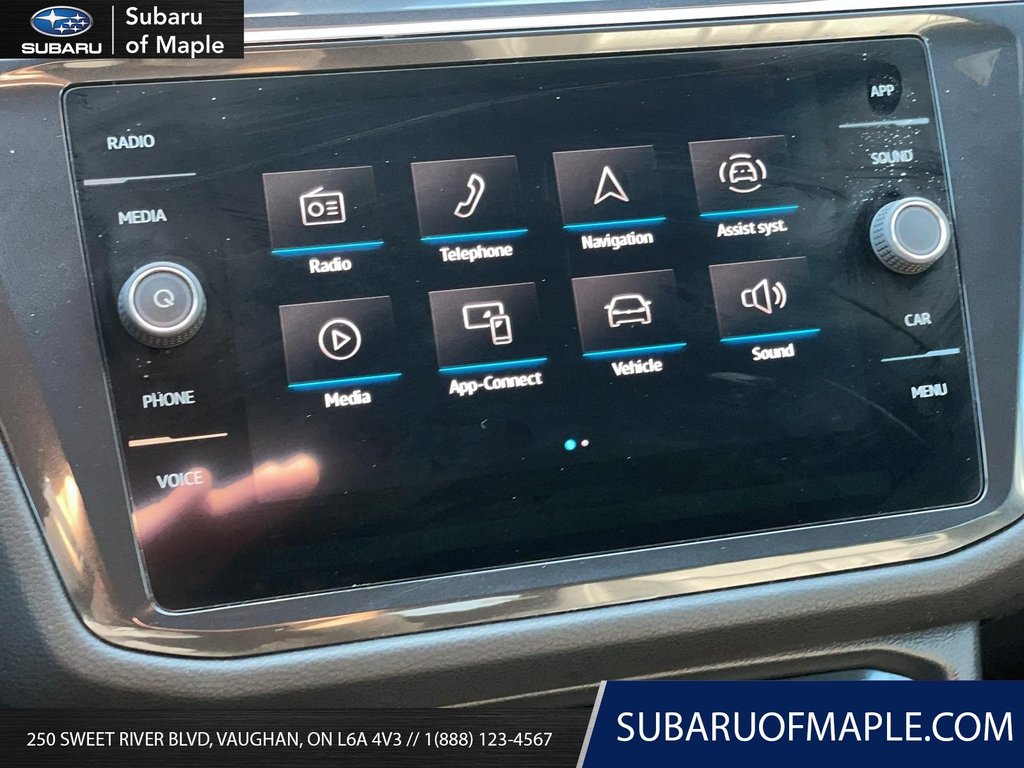 2022 Volkswagen Tiguan Comfortline R-Line Black 2.0T 8sp at w/Tip 4M in Vaughan, Ontario - 22 - w1024h768px
