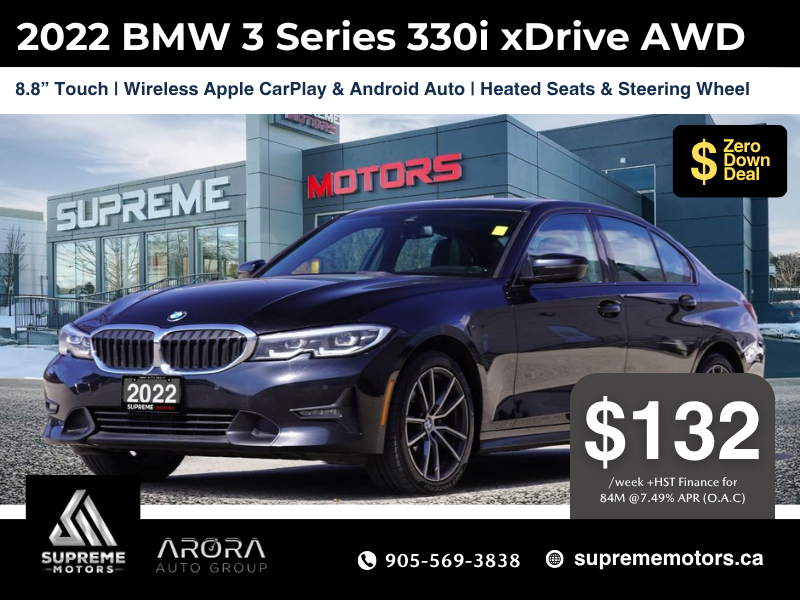 2022 BMW 3 Series 330i xDrive in Mississauga, Ontario - 1 - w1024h768px