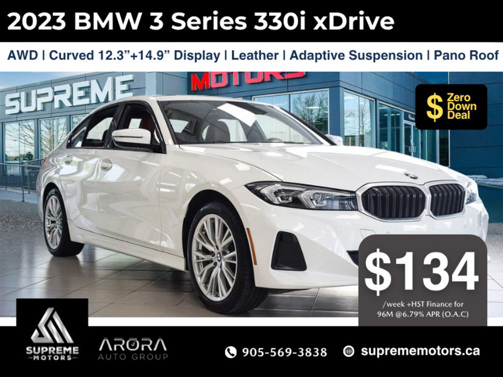2023 BMW 3 Series 330I XDRIVE in Mississauga, Ontario - 1 - w1024h768px