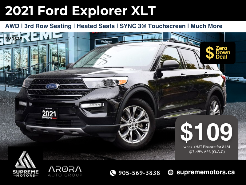 2021 Ford Explorer XLT in Mississauga, Ontario - 1 - w1024h768px