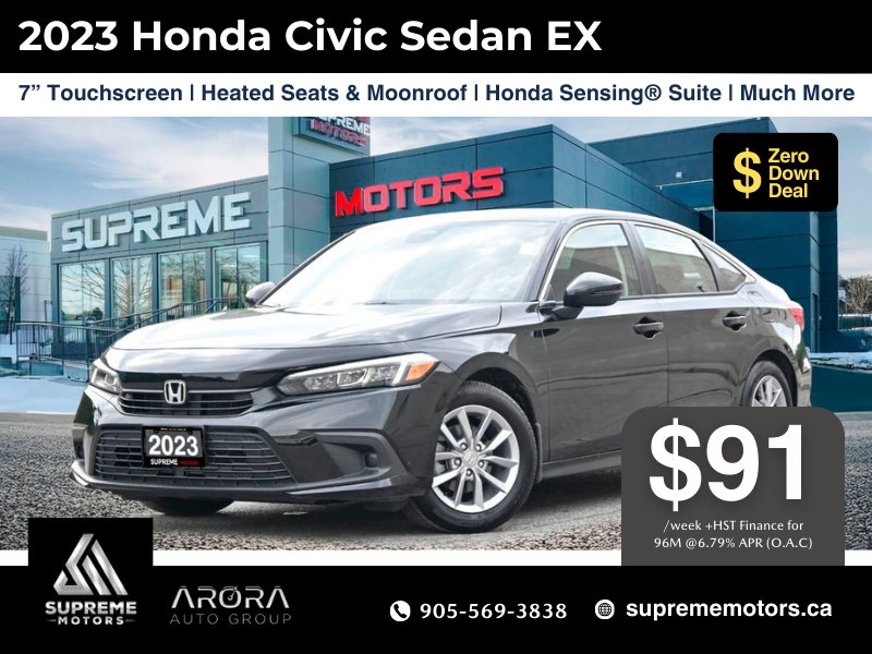 2023 Honda Civic Sedan EX SEDAN in Mississauga, Ontario - 1 - w1024h768px