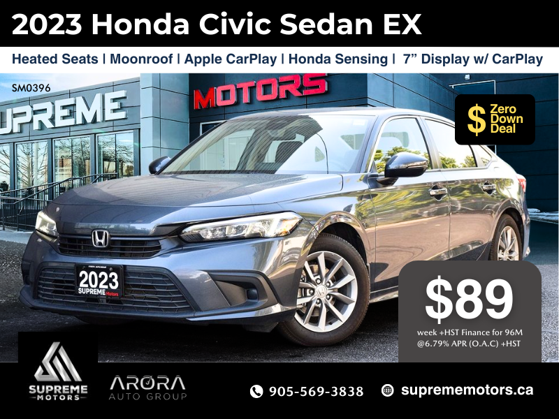 2023 Honda Civic Sedan EX in Mississauga, Ontario - 1 - w1024h768px