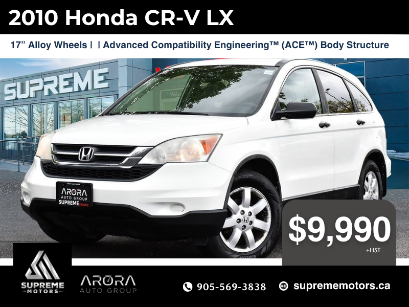 2010 Honda CR-V LX in Mississauga, Ontario - 1 - w1024h768px