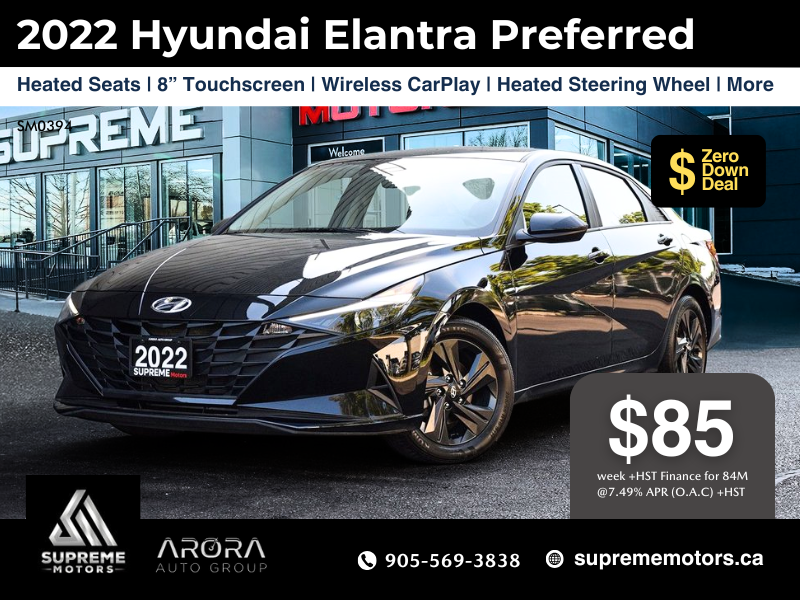 2022 Hyundai Elantra Preferred in Mississauga, Ontario - 1 - w1024h768px