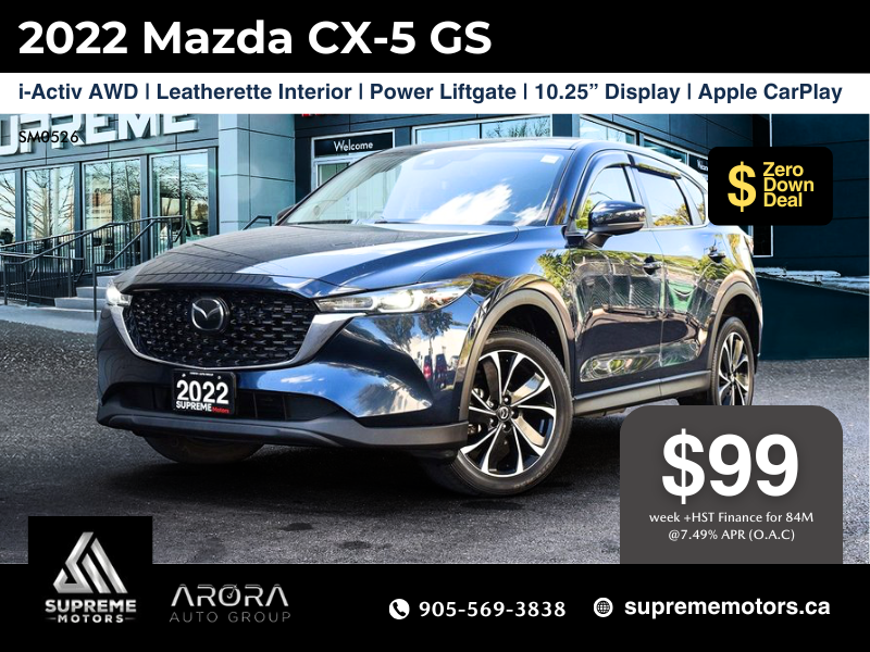 2022 Mazda CX-5 GS in Mississauga, Ontario - 1 - w1024h768px
