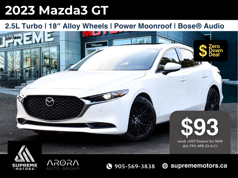 2023 Mazda 3 GT in Mississauga, Ontario - 1 - w1024h768px