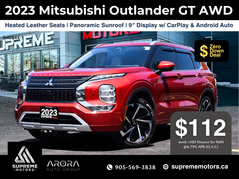 2023 Mitsubishi Outlander GT in Mississauga, Ontario - 1 - w1024h768px